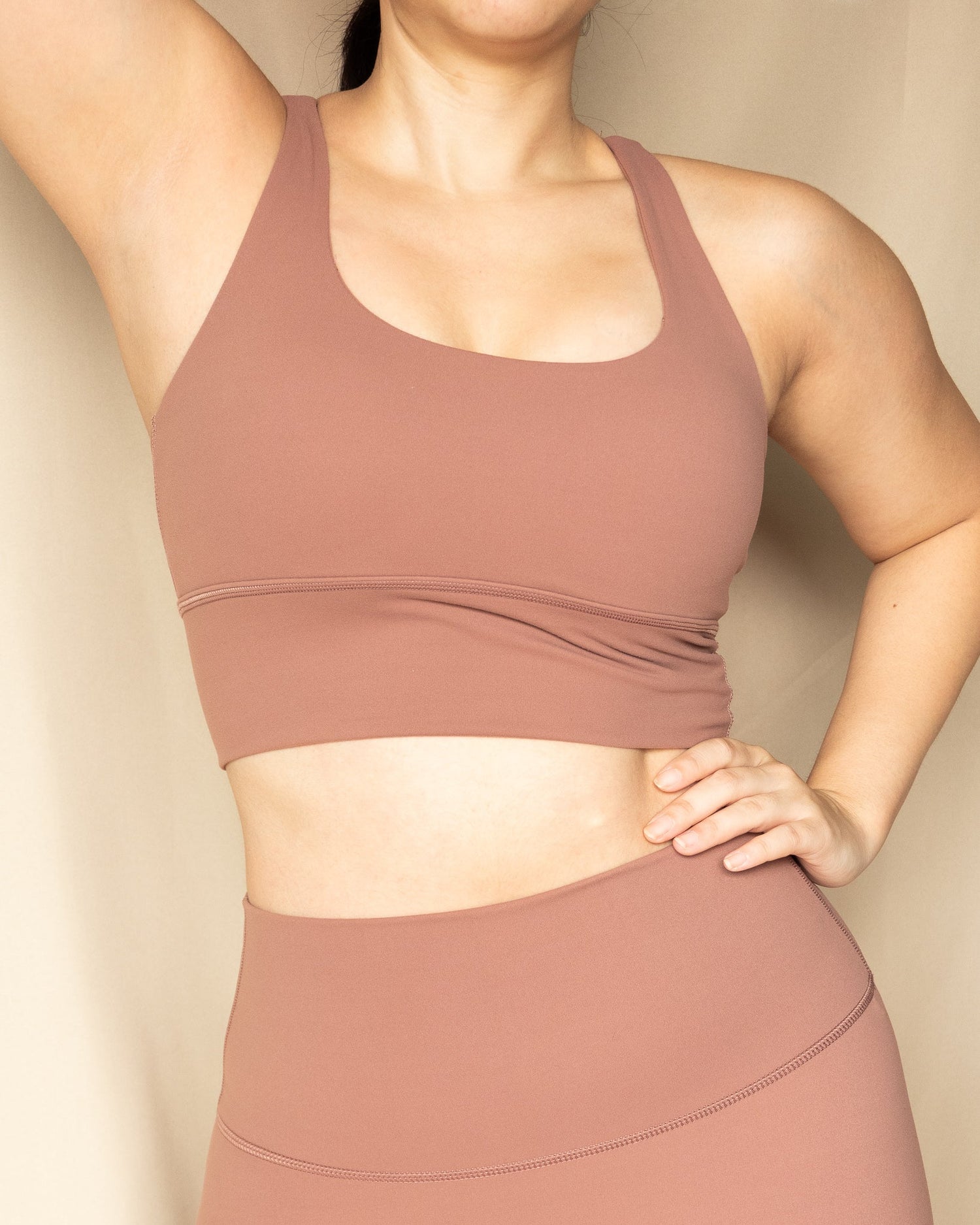 Britney bra in Cocoa - New Day Activewear