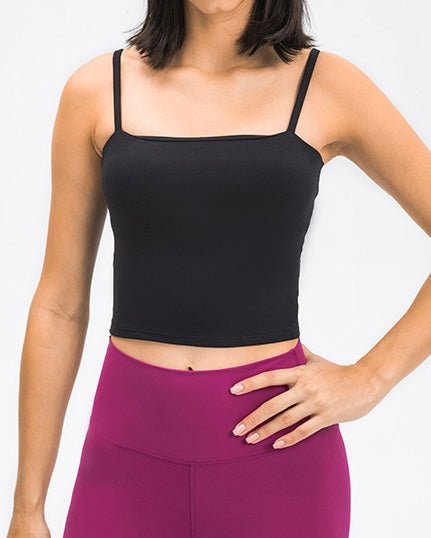 Square top in Black - New Day Activewear