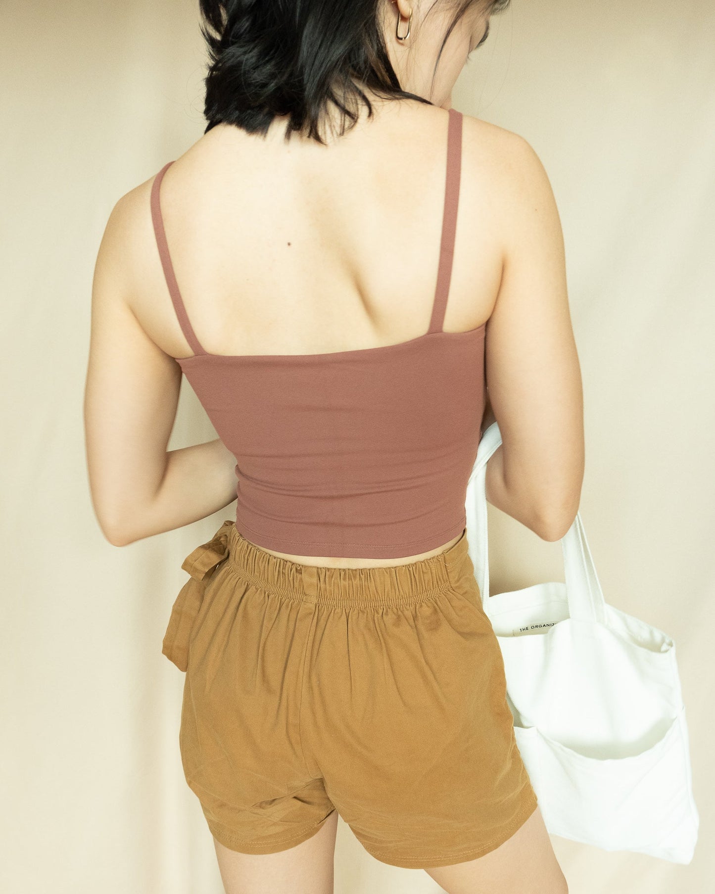 Square top in Brunette - New Day Activewear